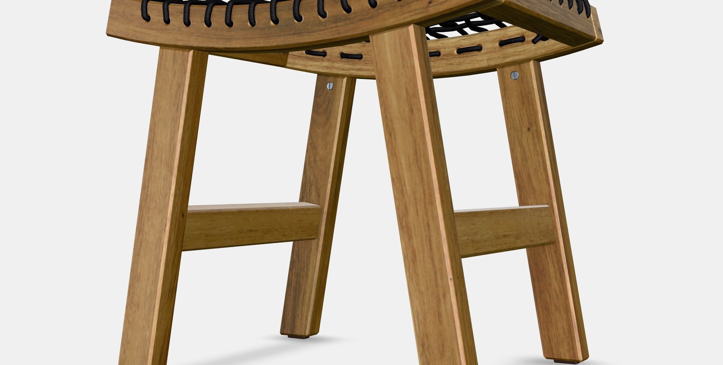 STACKHOLMEN Stool outdoor Low-poly 3D model_5