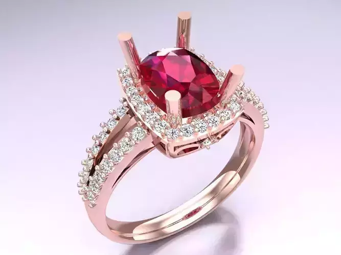 Oval stone ring - Womens  Rings - N382155