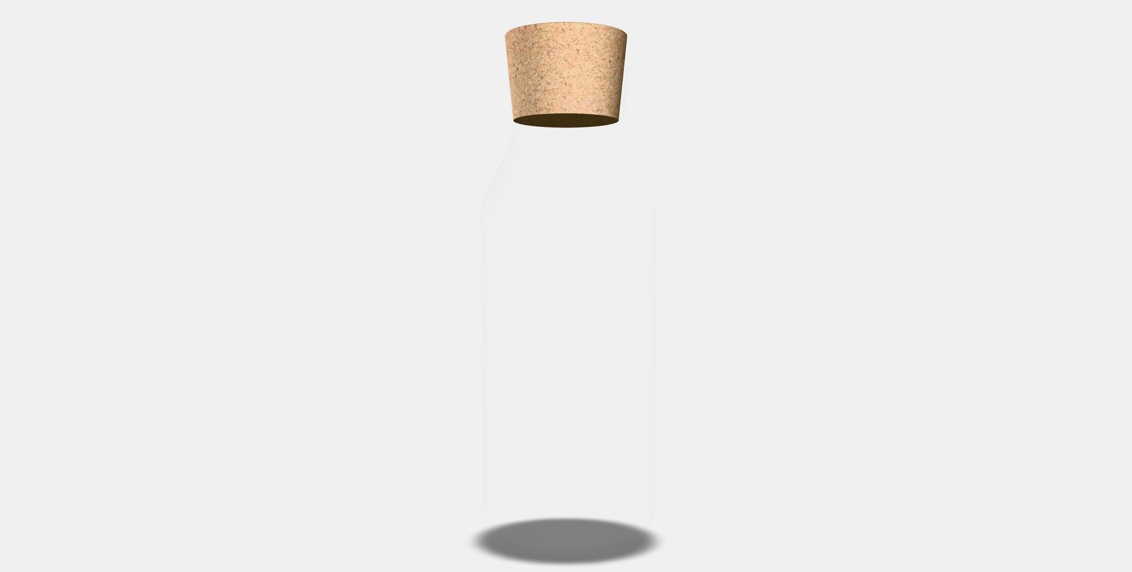 IKEA 365 Carafe with stopper Low-poly 3D model_5