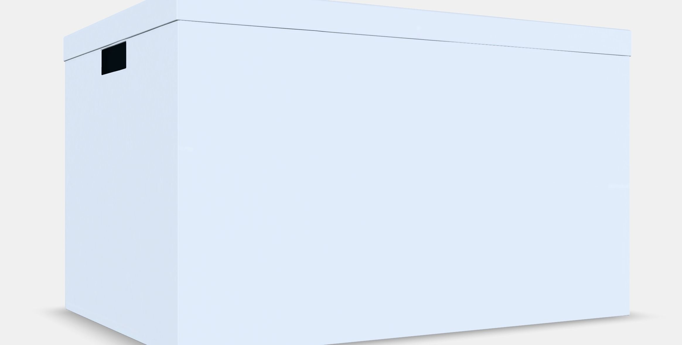 TJENA Storage box with lid 1 Low-poly 3D model_2