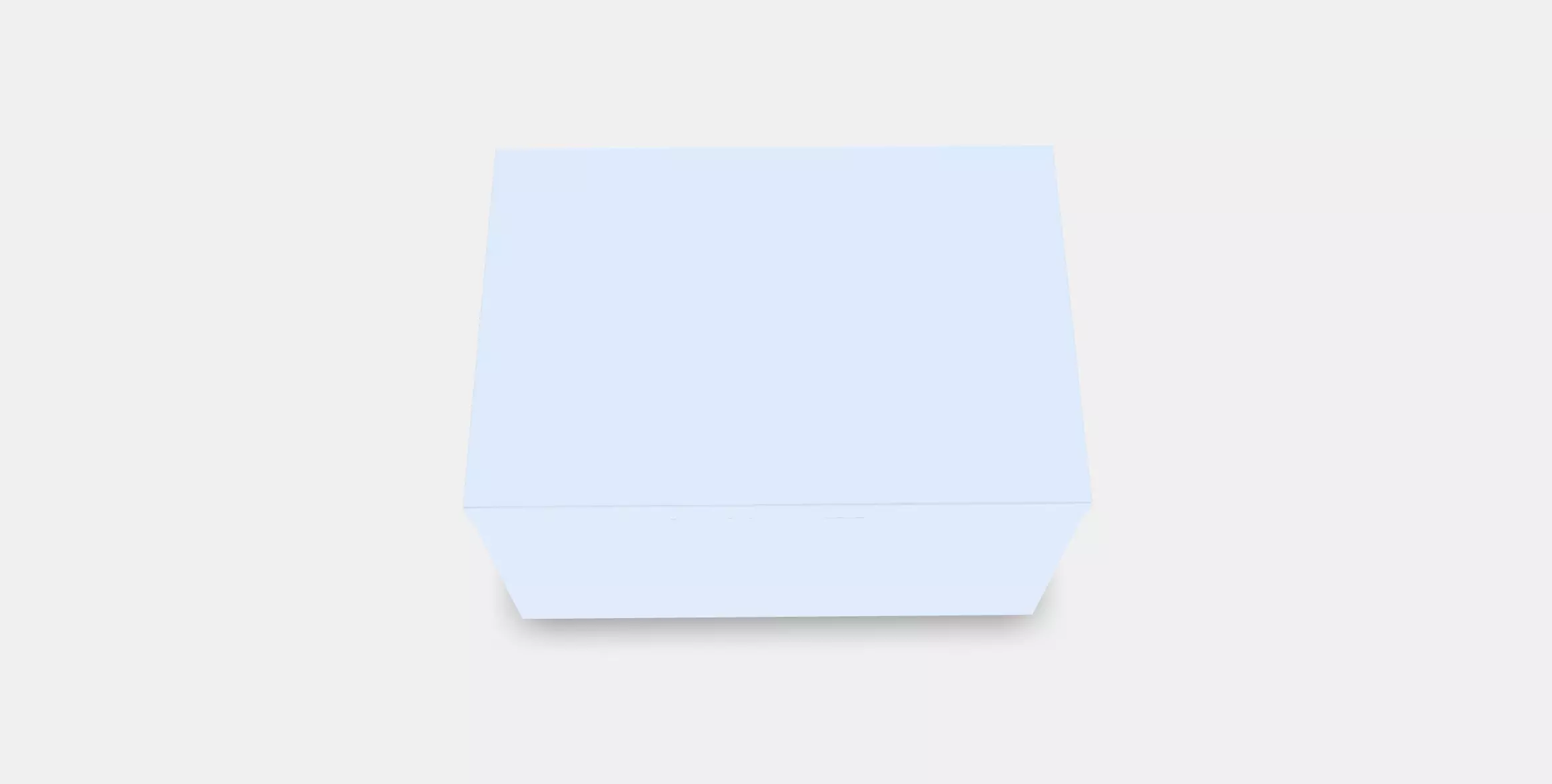 TJENA Storage box with lid 1 Low-poly 3D model_0
