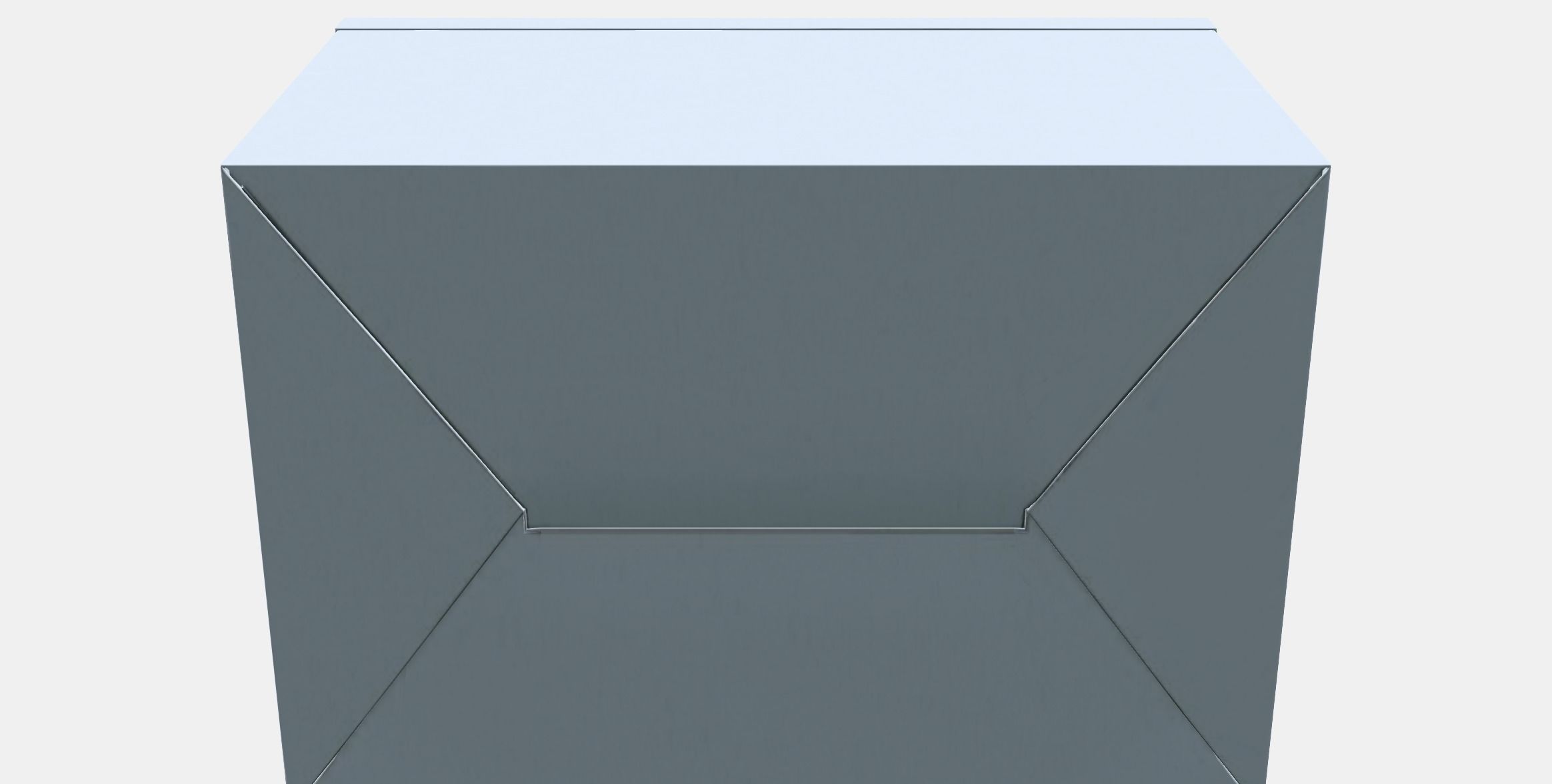 TJENA Storage box with lid 1 Low-poly 3D model_8