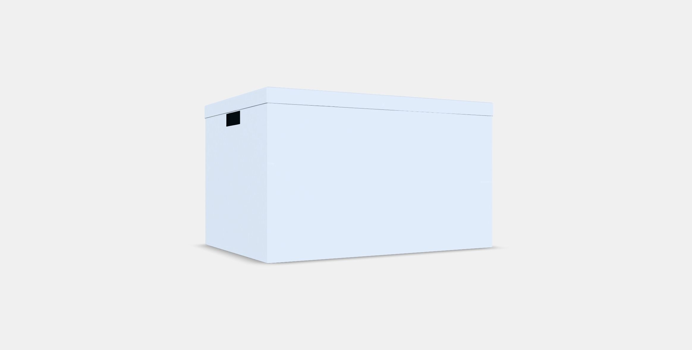 TJENA Storage box with lid 1 Low-poly 3D model_16