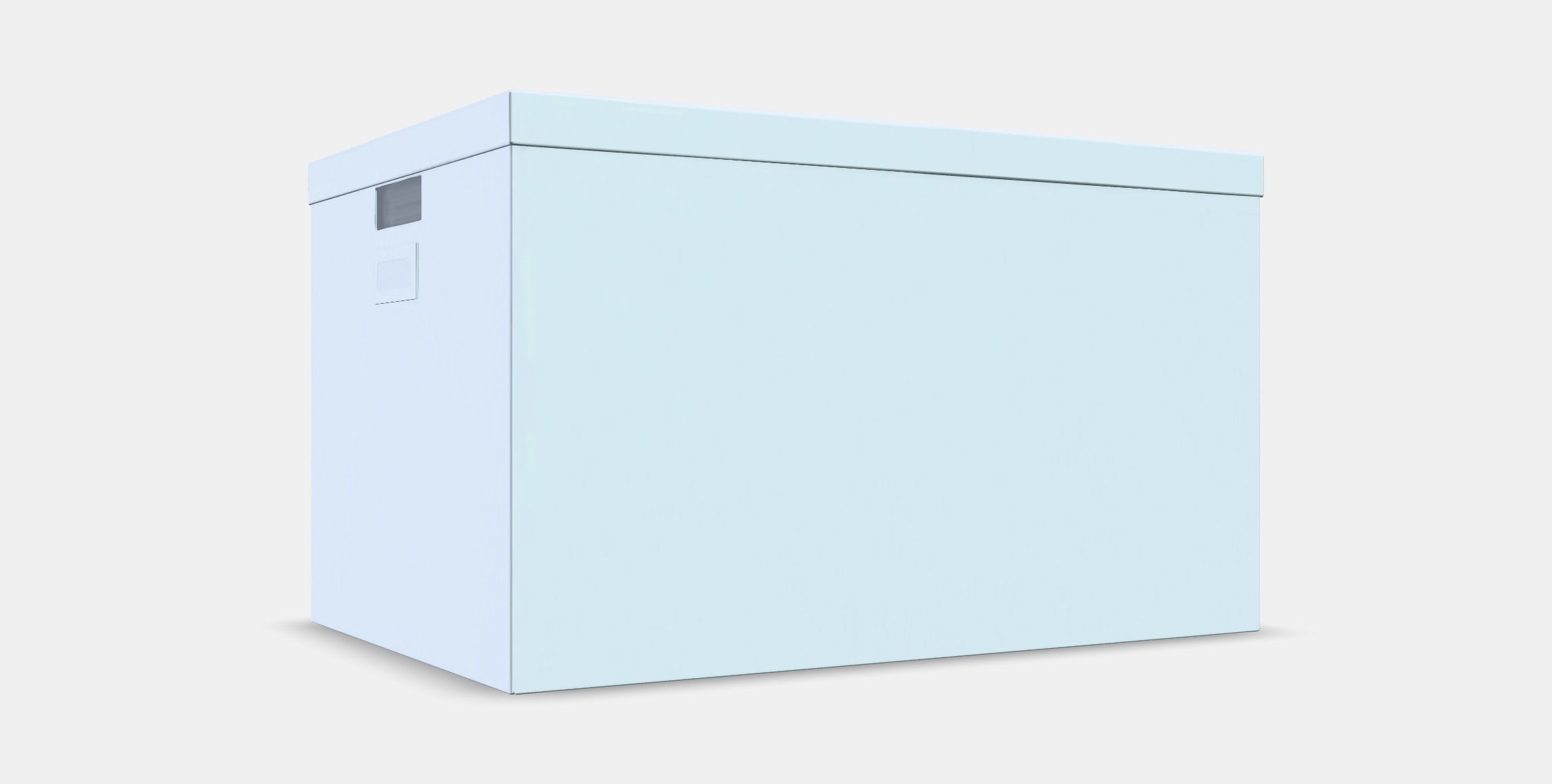 TJENA Storage box with lid 1 Low-poly 3D model_9