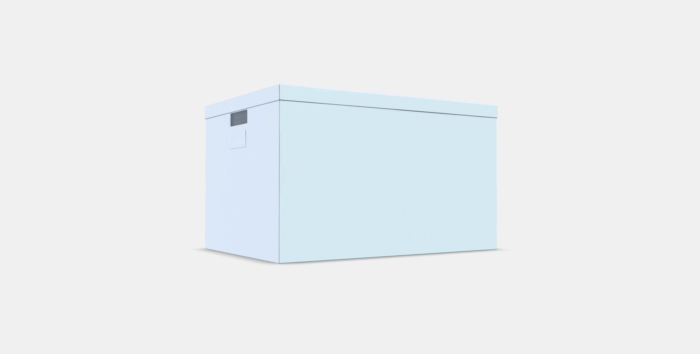 TJENA Storage box with lid 1 Low-poly 3D model_3