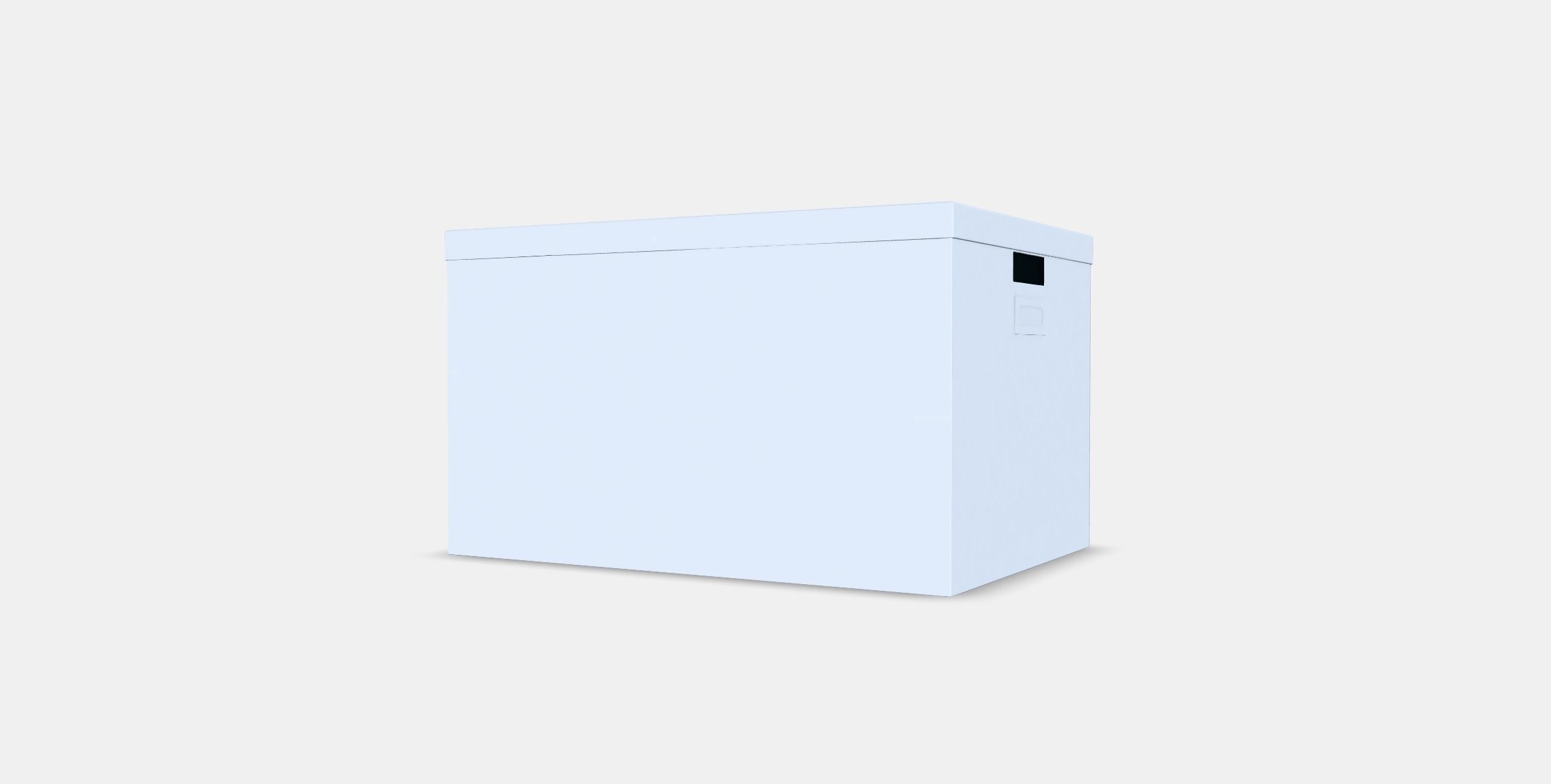 TJENA Storage box with lid 1 Low-poly 3D model_5
