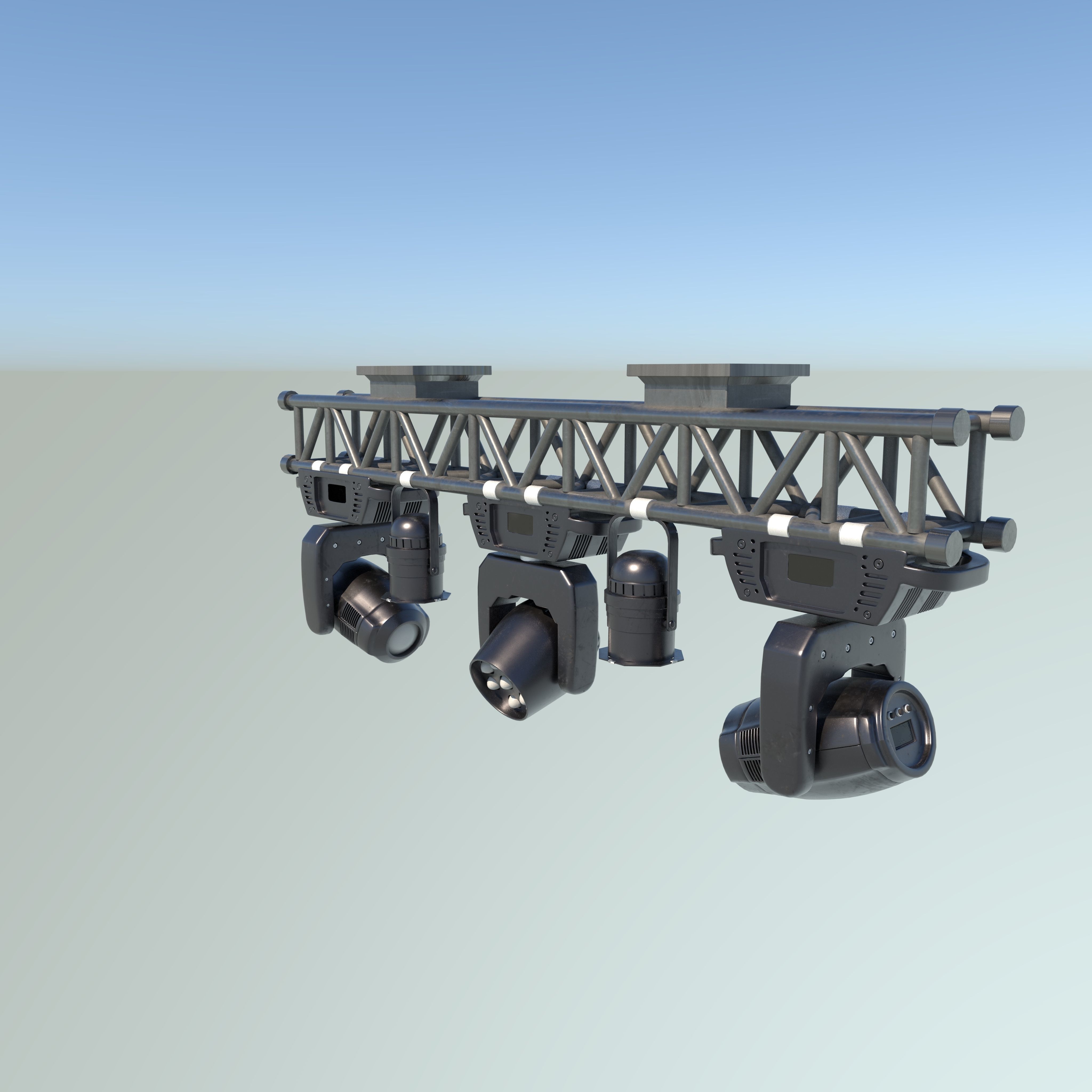 stage light  3D model_9