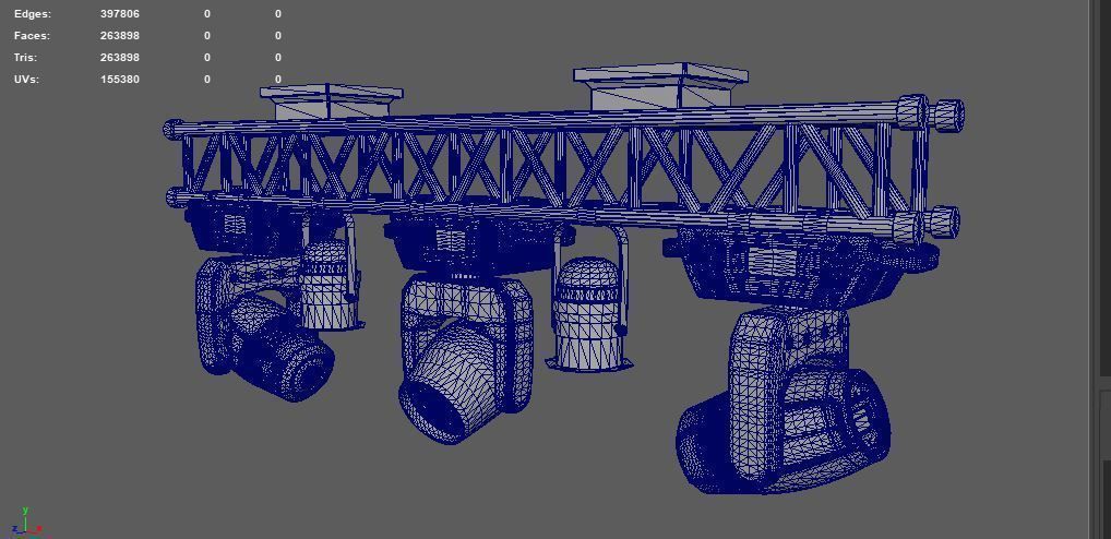 stage light  3D model_11