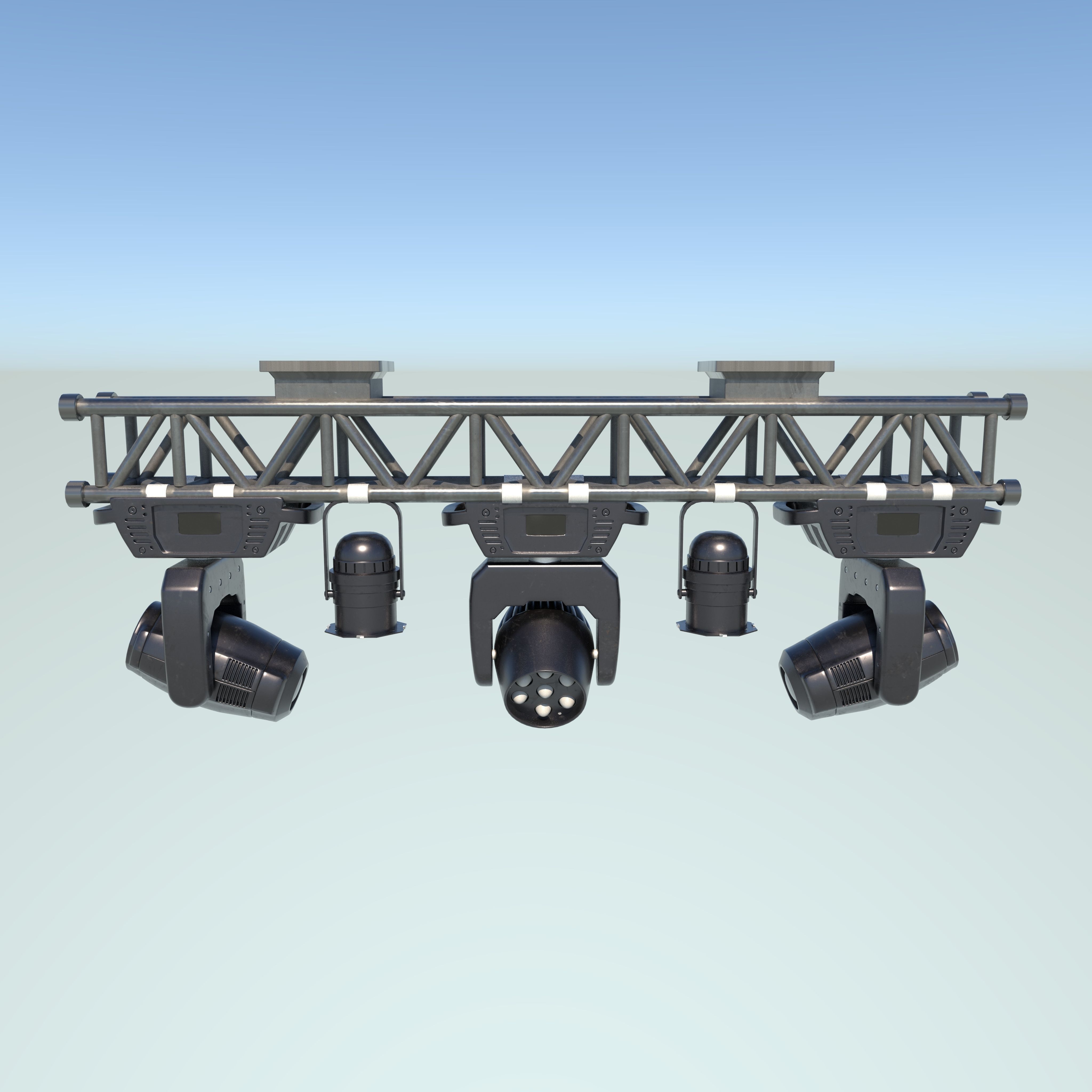 stage light  3D model_6