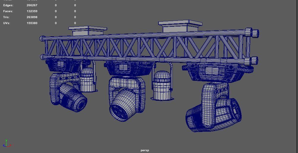 stage light  3D model_10
