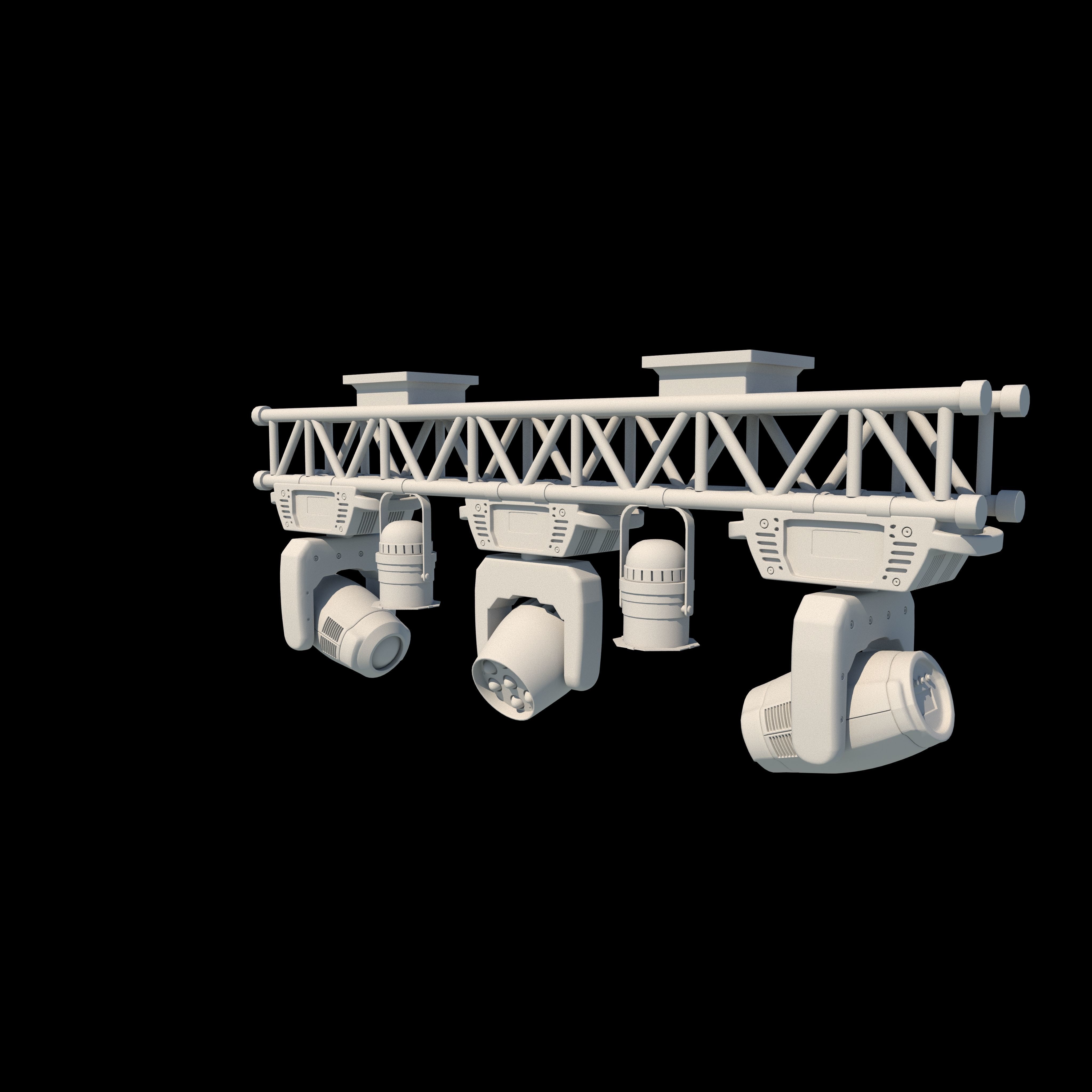 stage light  3D model_5