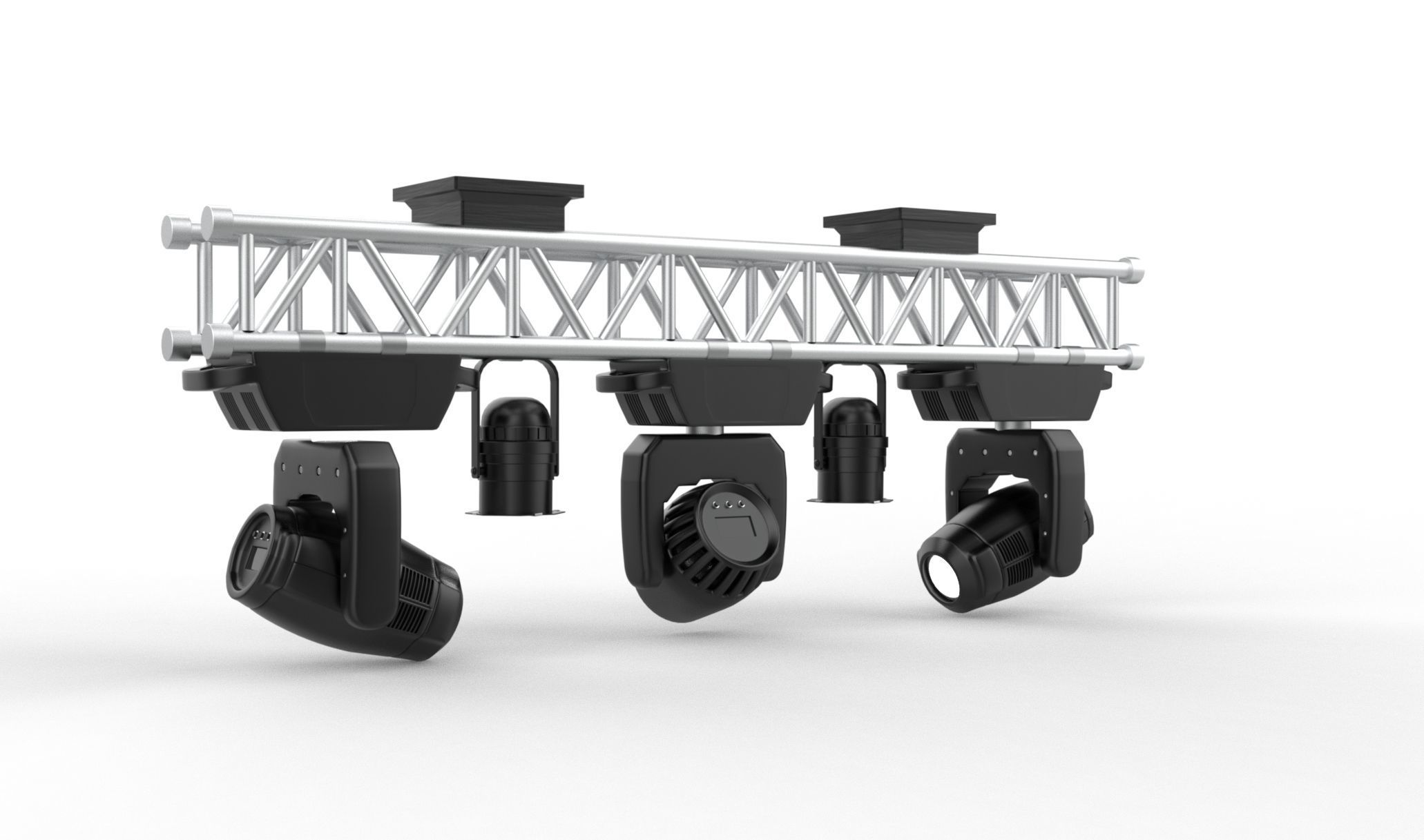 stage light  3D model_2