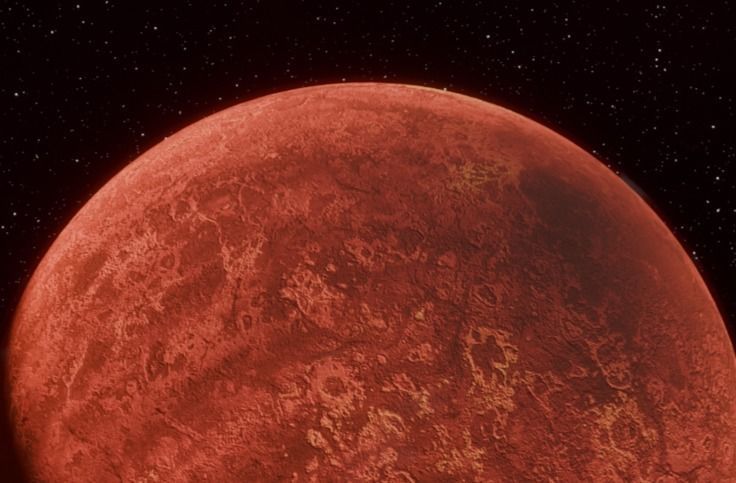 Planet Arrakis Low-poly 3D model_5