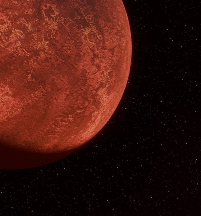 Planet Arrakis Low-poly 3D model_4