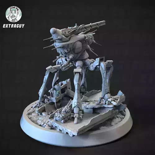 Moving Fortress 100mm Poseable Set 3D print model