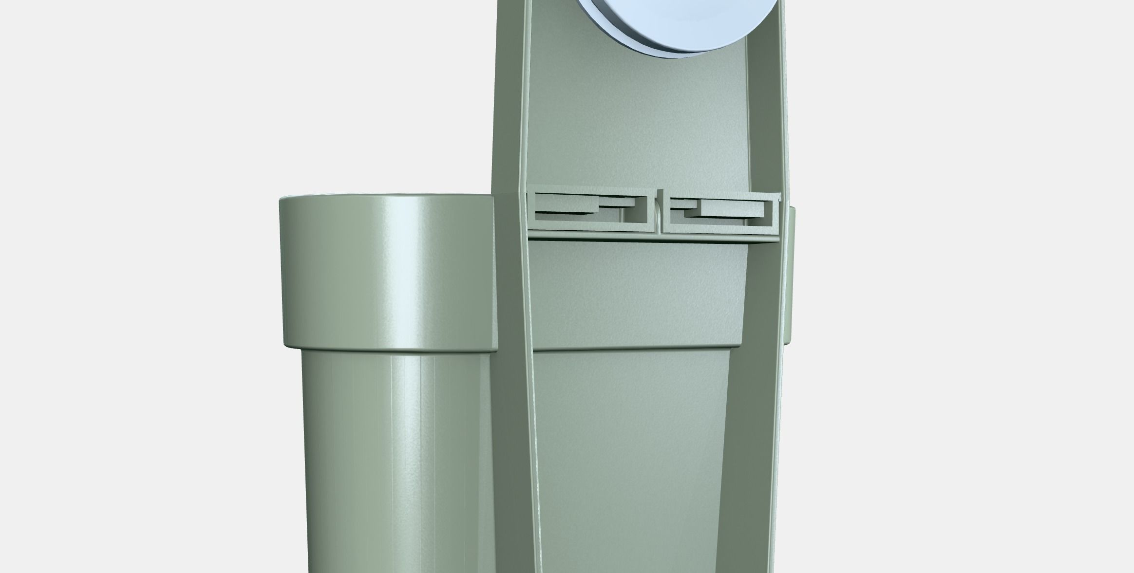 OBONAS Container with suction cup Low-poly 3D model_4