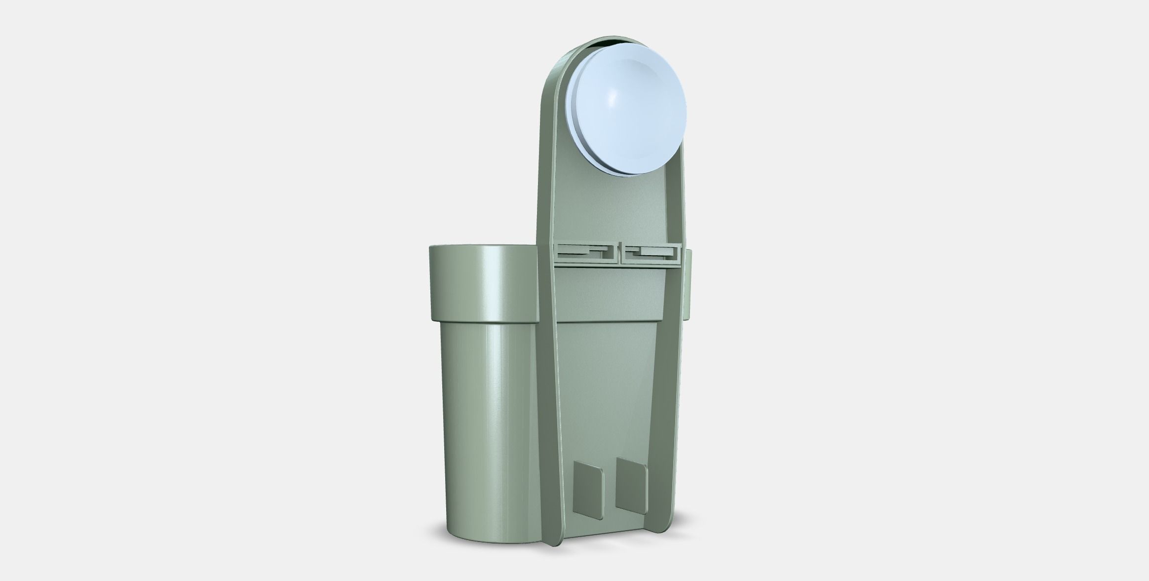OBONAS Container with suction cup Low-poly 3D model_16
