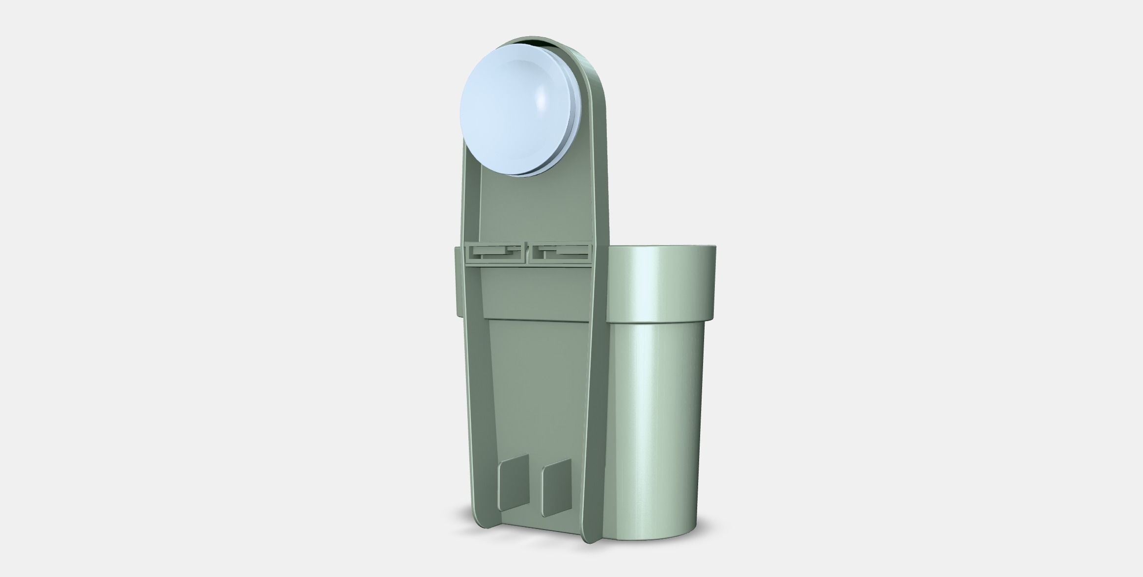 OBONAS Container with suction cup Low-poly 3D model_6