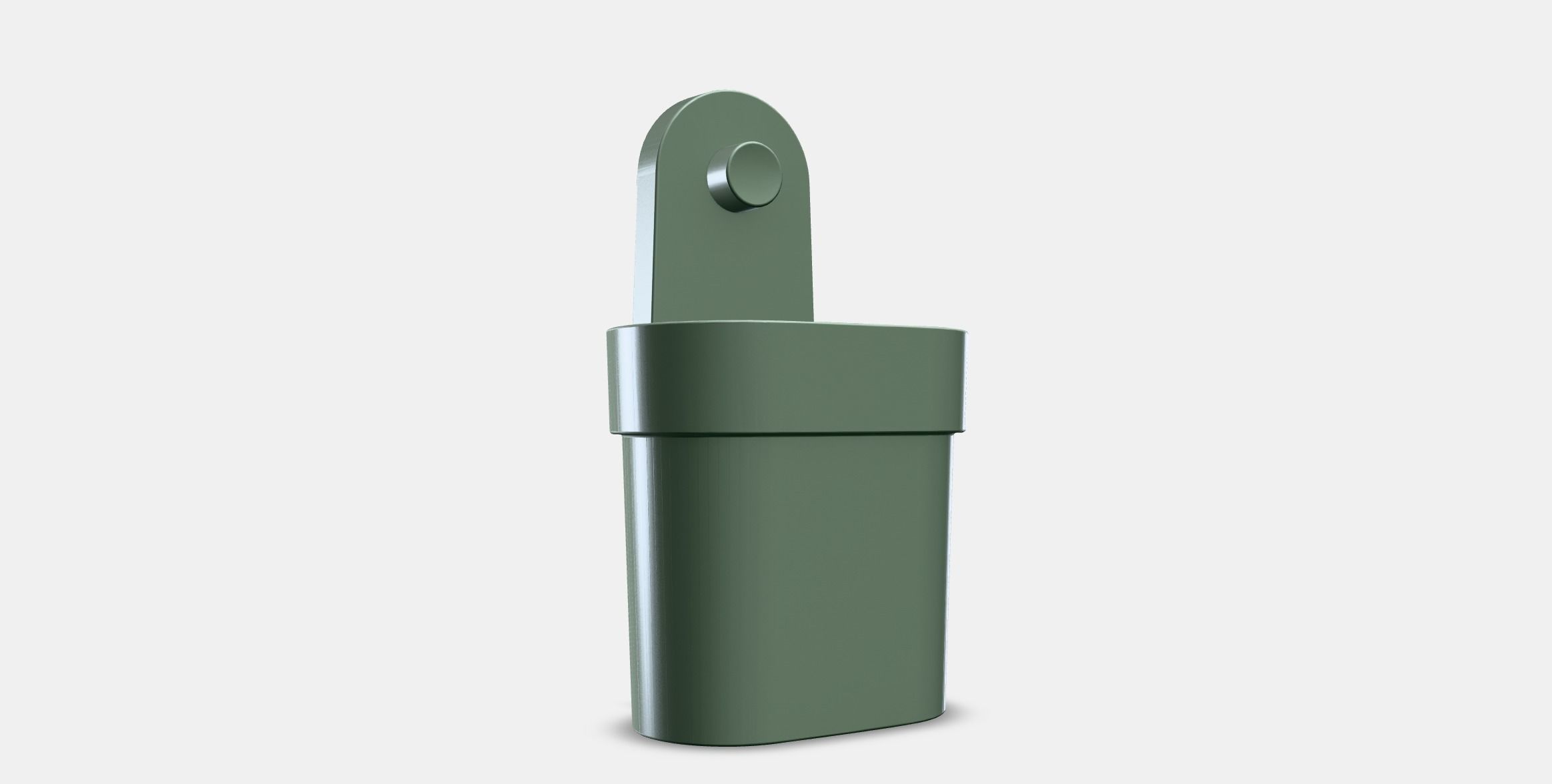 OBONAS Container with suction cup Low-poly 3D model_3