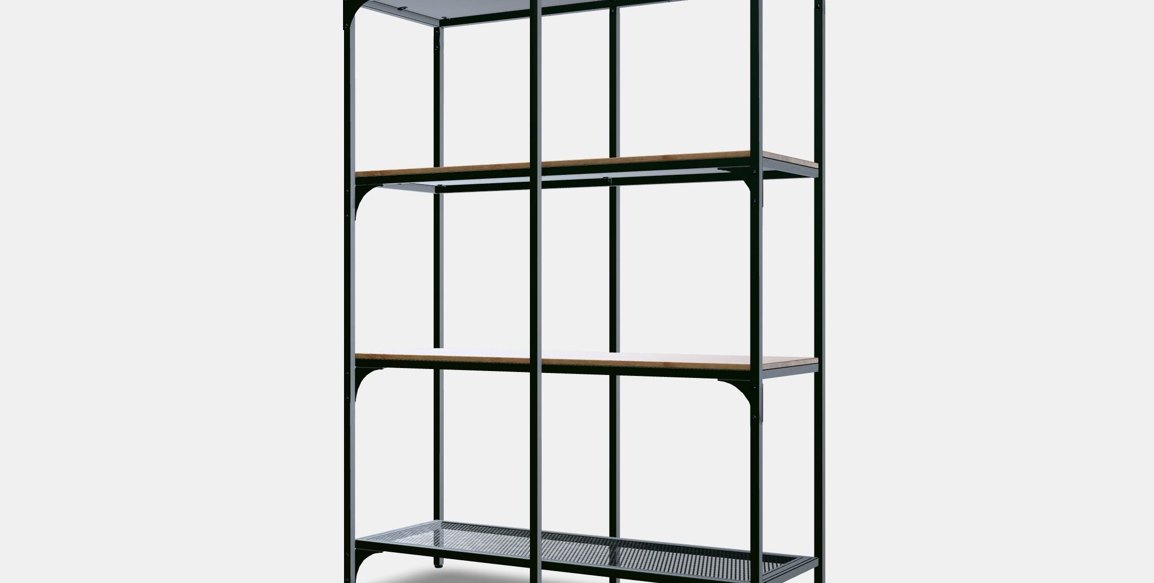 FJALLBO Shelving unit Low-poly 3D model_13