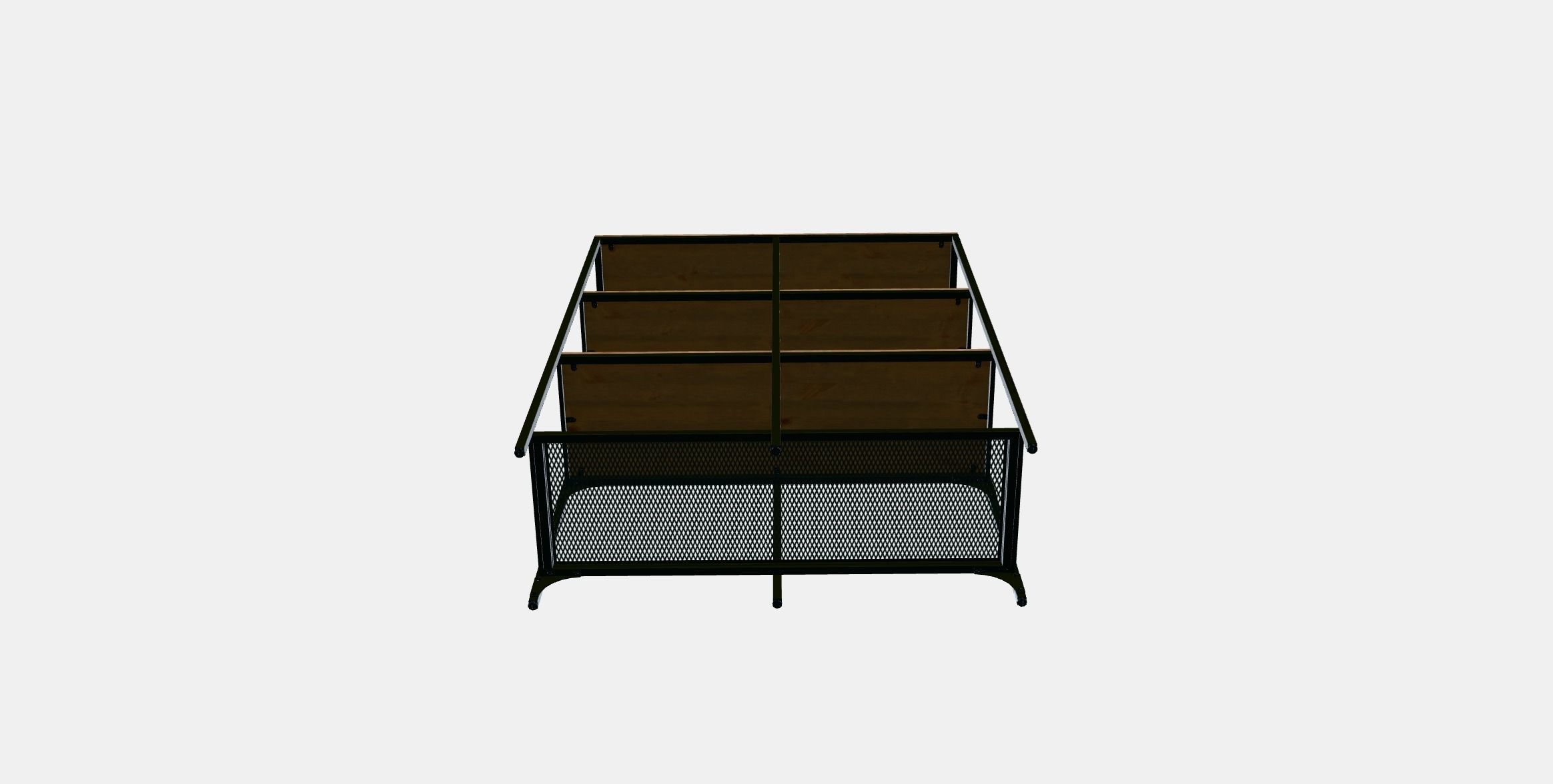 FJALLBO Shelving unit Low-poly 3D model_7