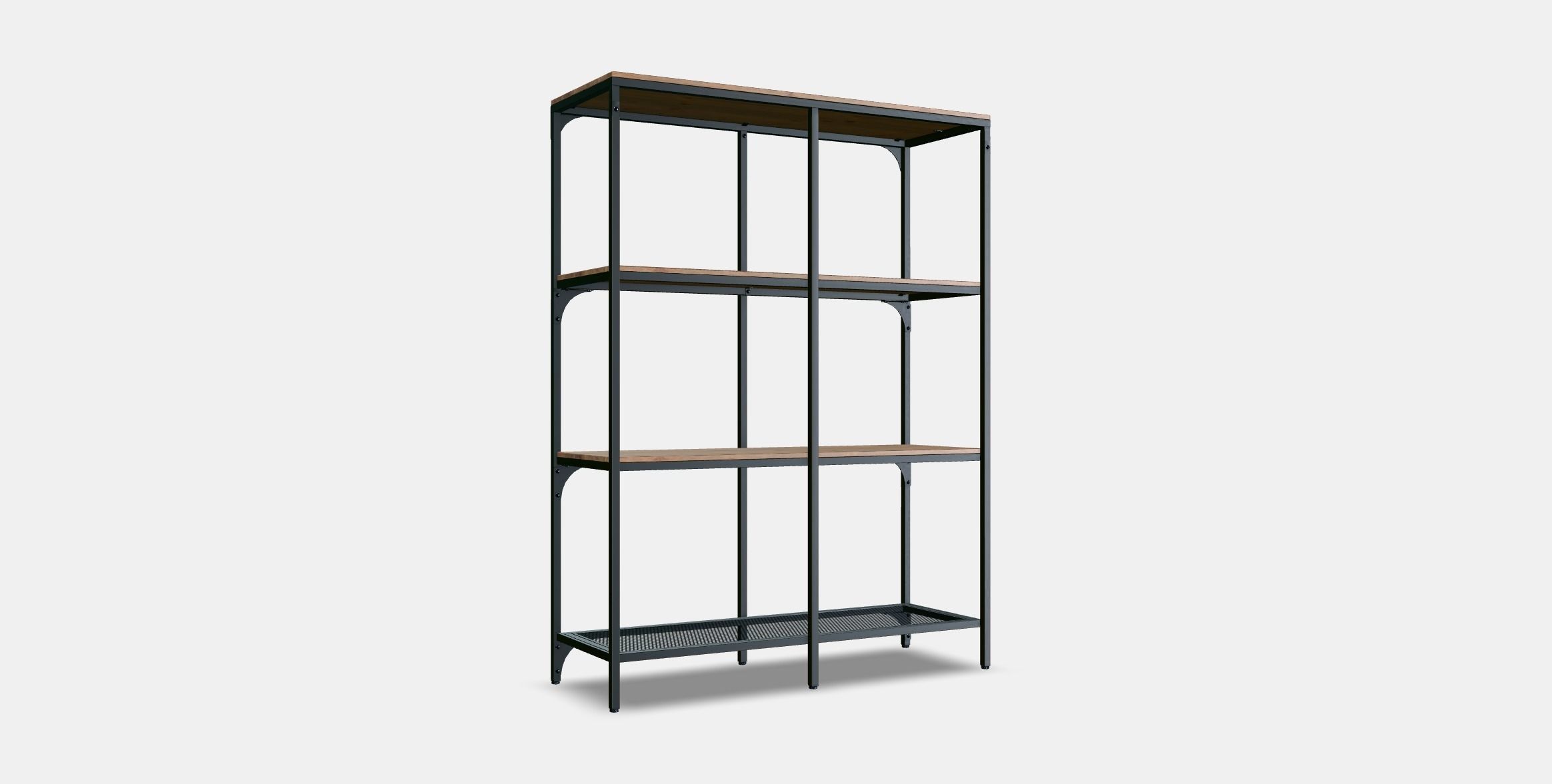 FJALLBO Shelving unit Low-poly 3D model_16