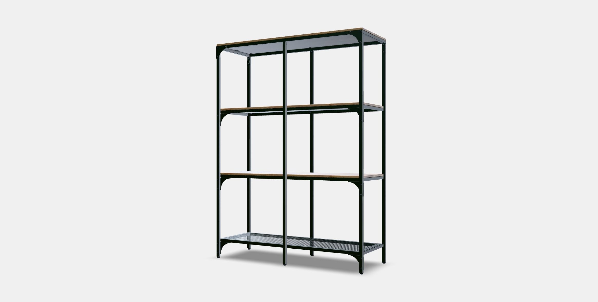 FJALLBO Shelving unit Low-poly 3D model_12