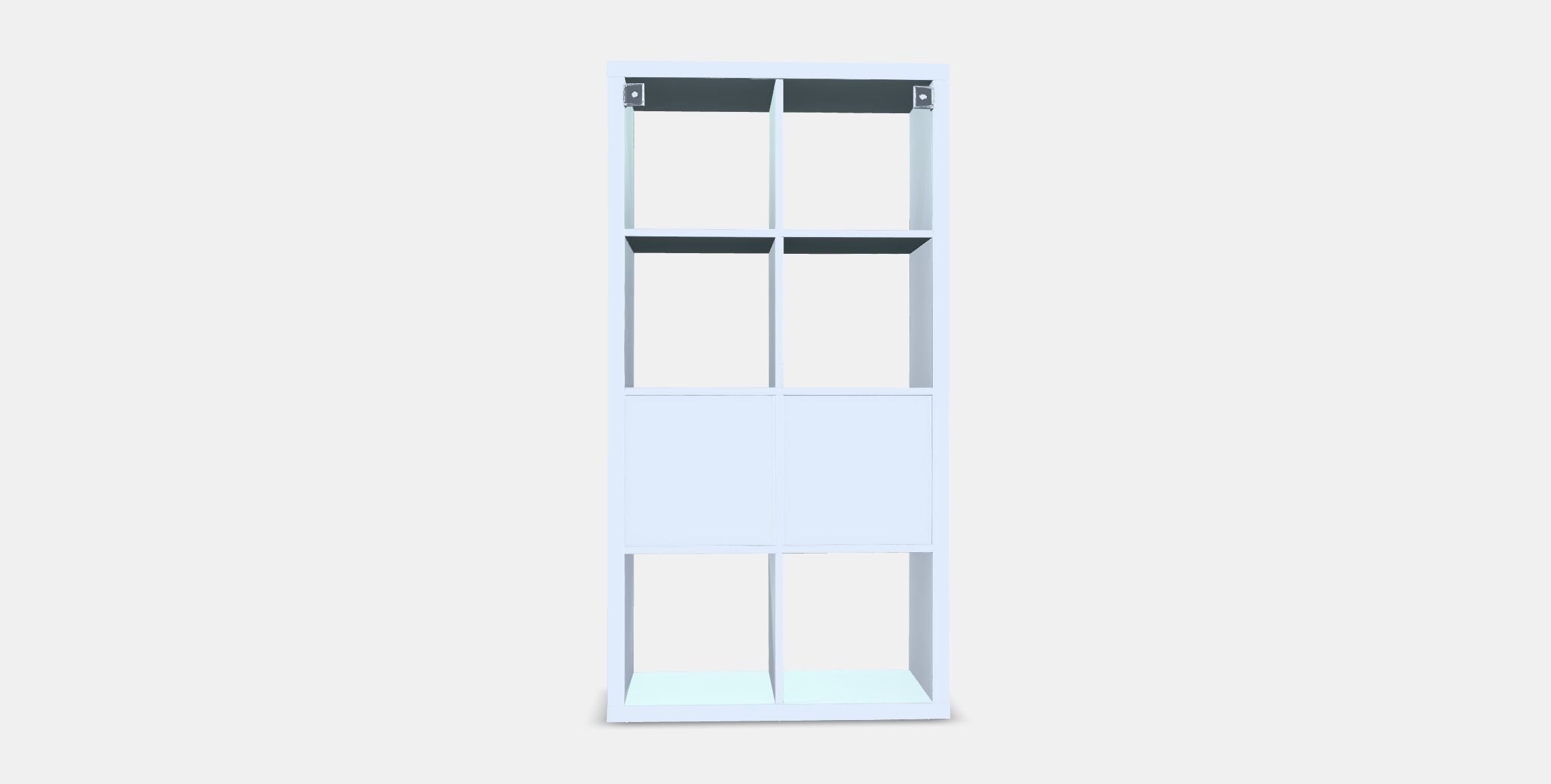 KALLAX Shelving unit with doors 1 Low-poly 3D model_14