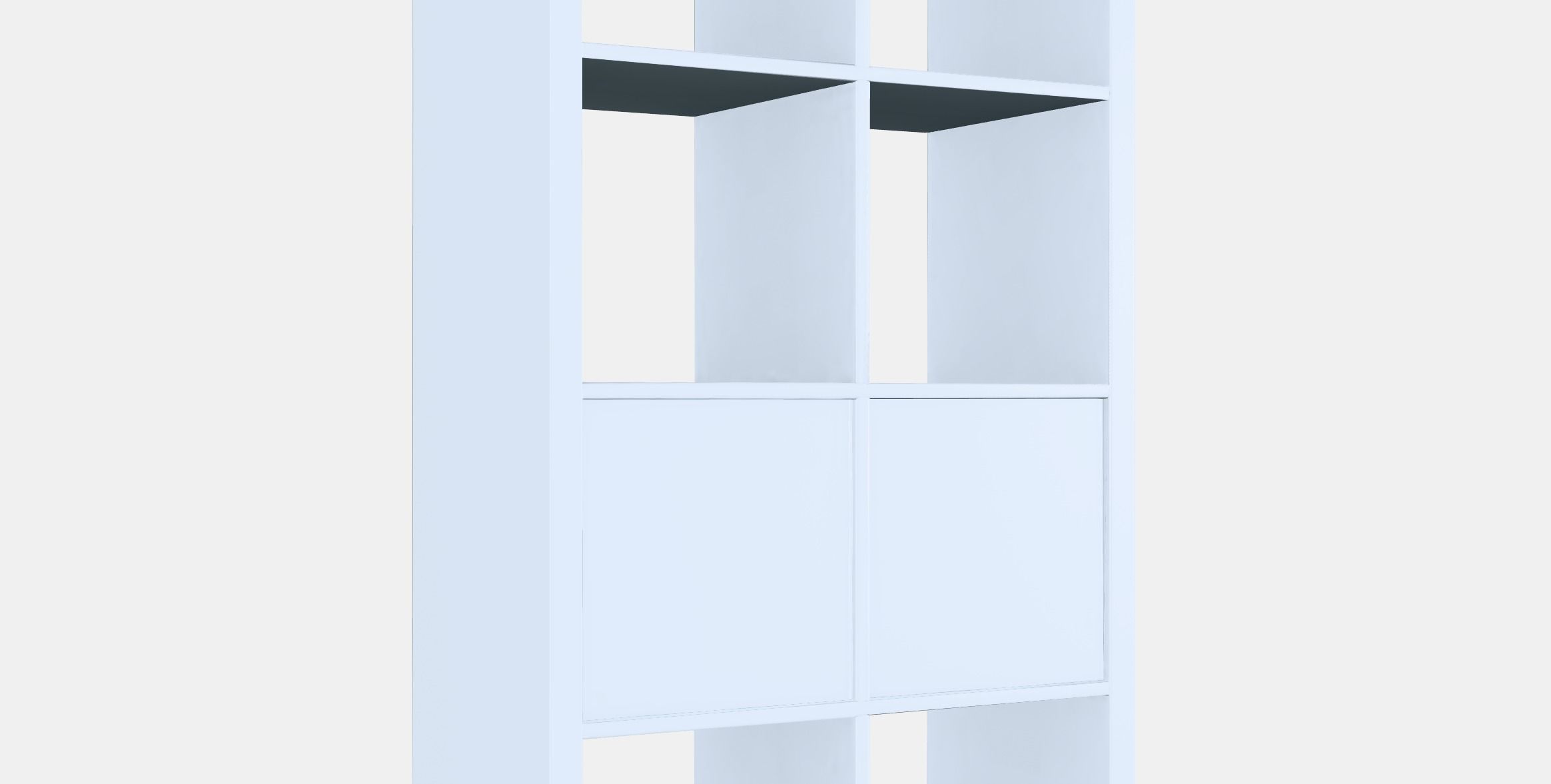 KALLAX Shelving unit with doors 1 Low-poly 3D model_2