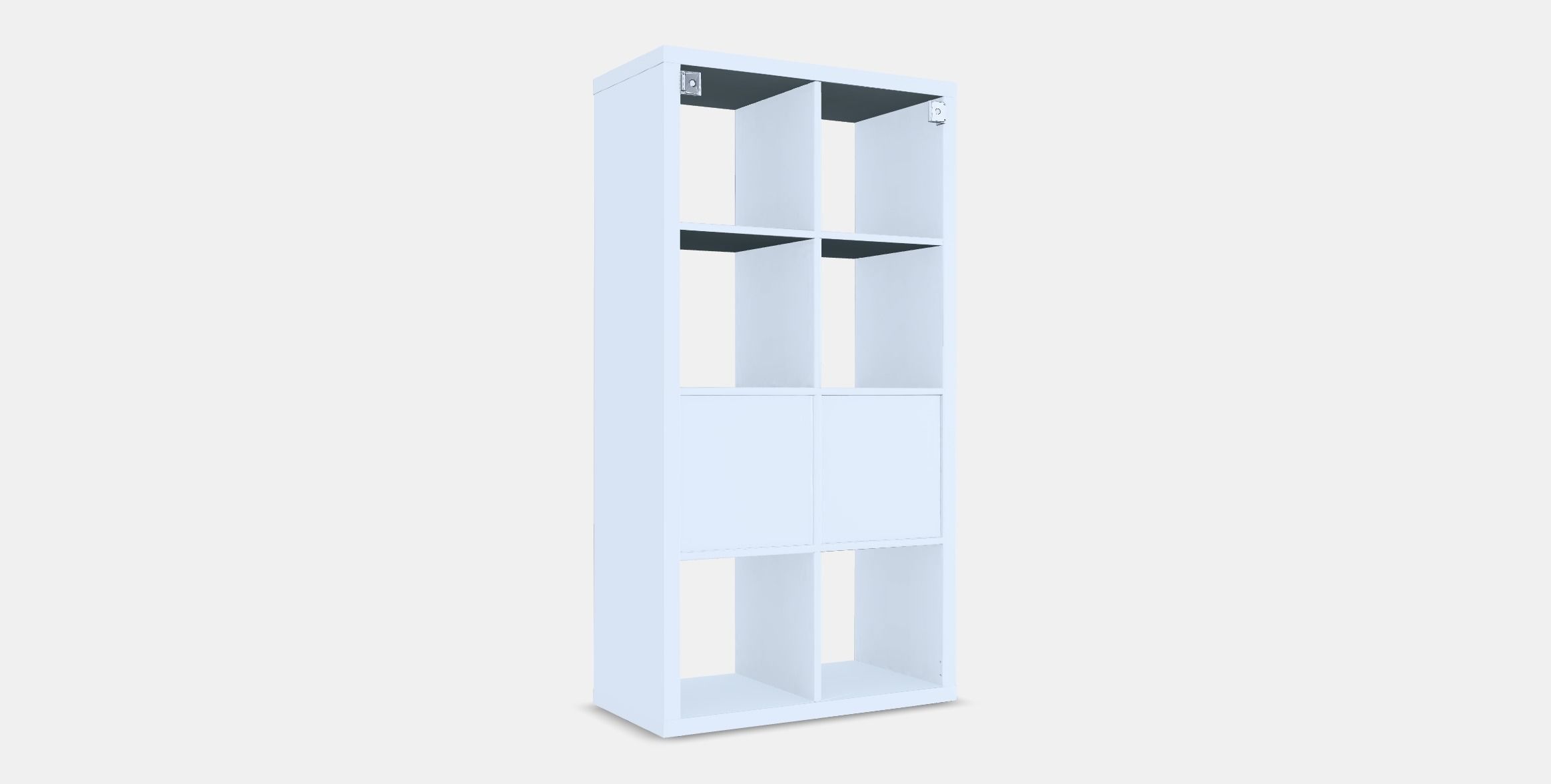 KALLAX Shelving unit with doors 1 Low-poly 3D model_16