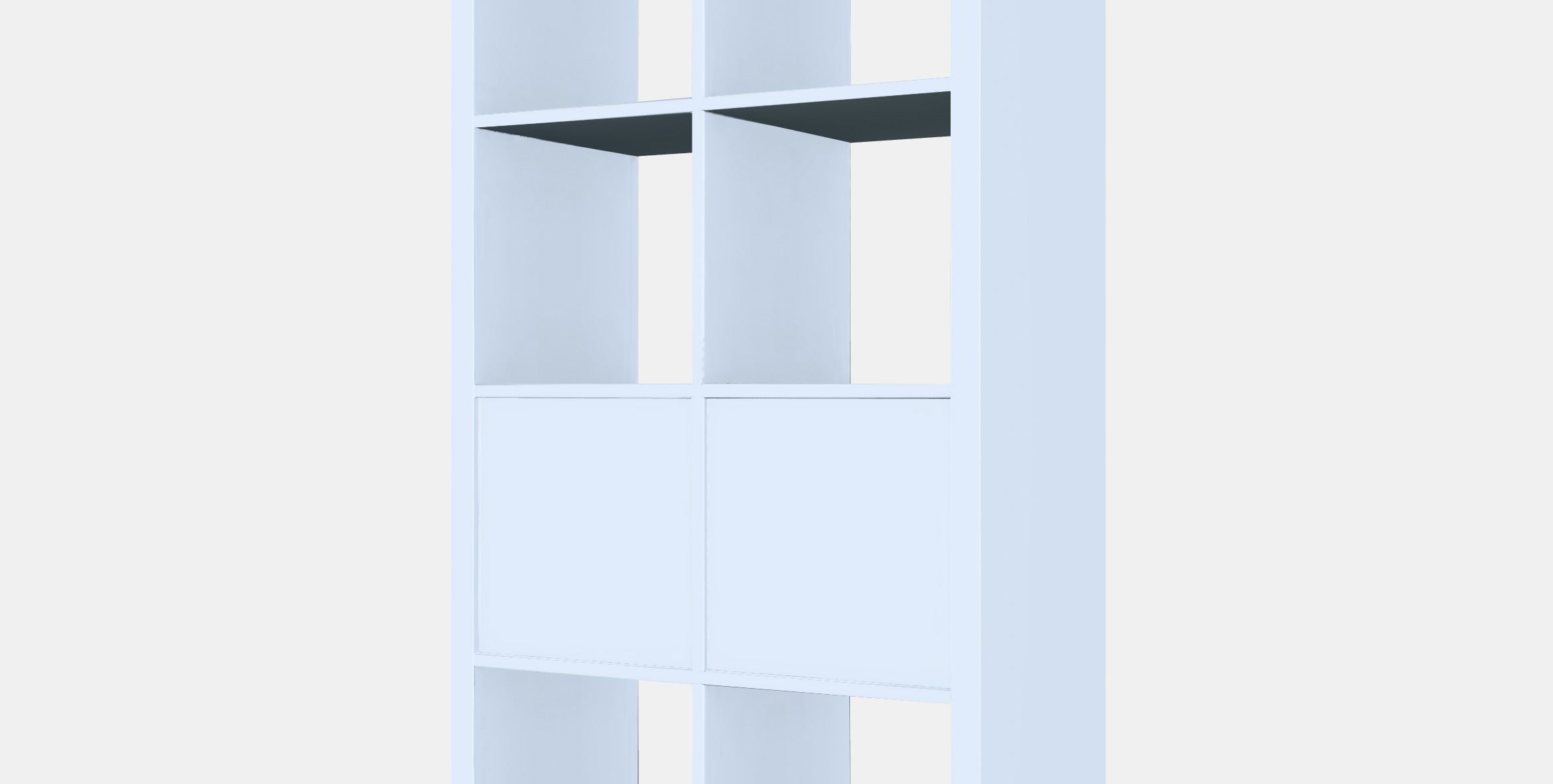 KALLAX Shelving unit with doors 1 Low-poly 3D model_6