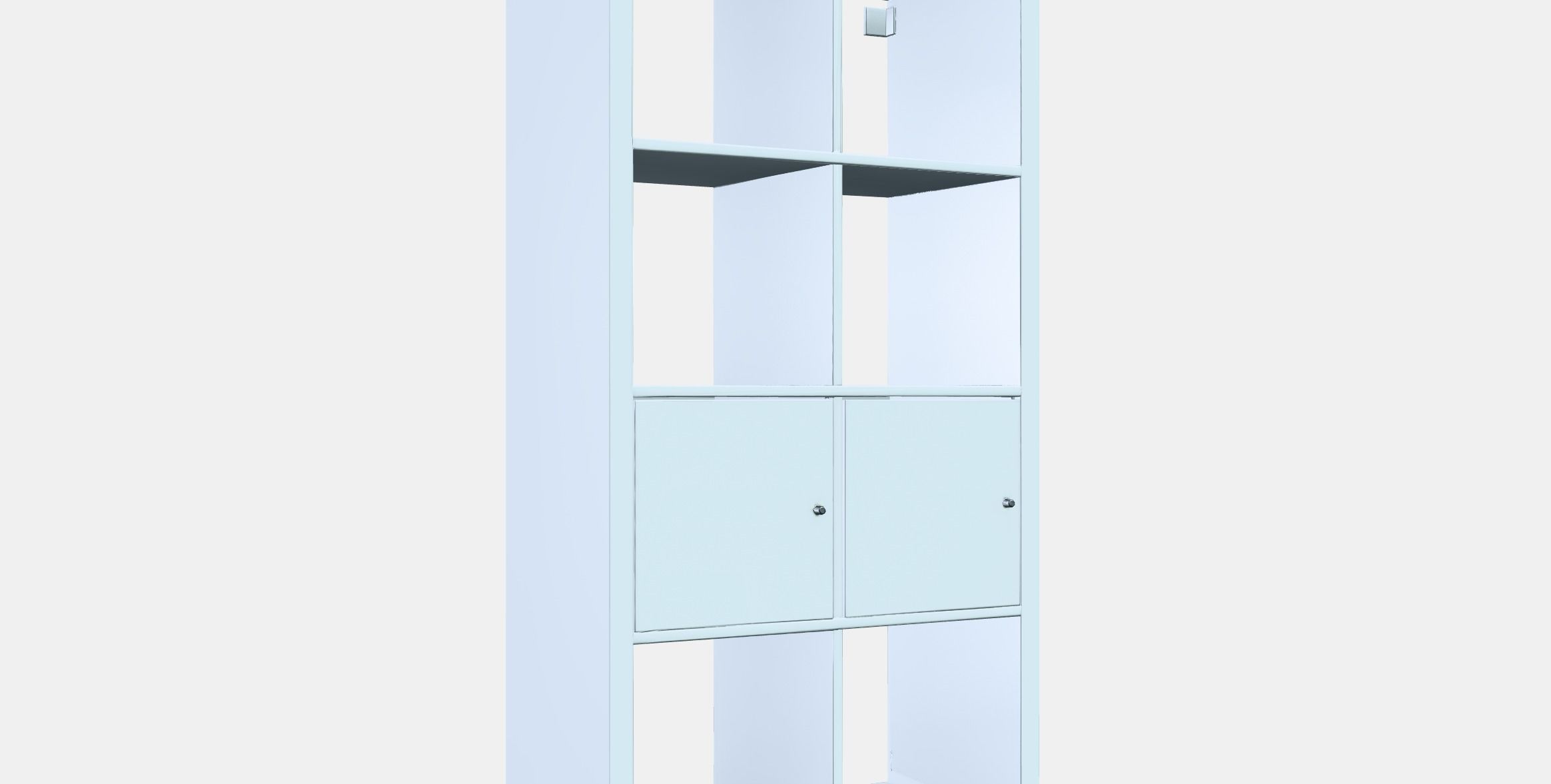 KALLAX Shelving unit with doors 1 Low-poly 3D model_9
