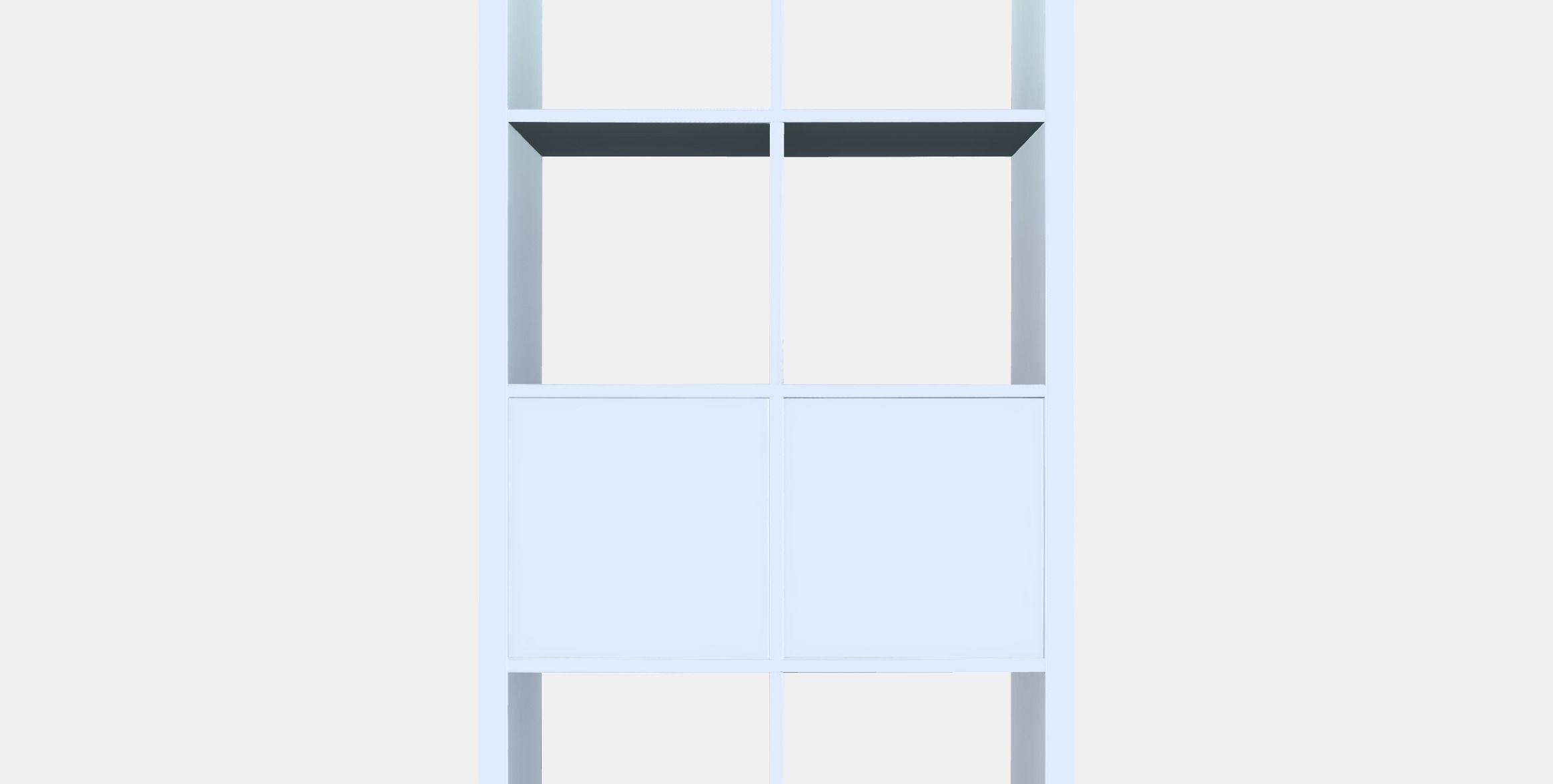 KALLAX Shelving unit with doors 1 Low-poly 3D model_15