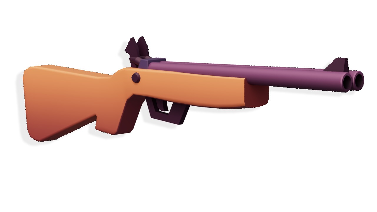 Hypercasual Weapon Props Pack Low-poly 3D model_9