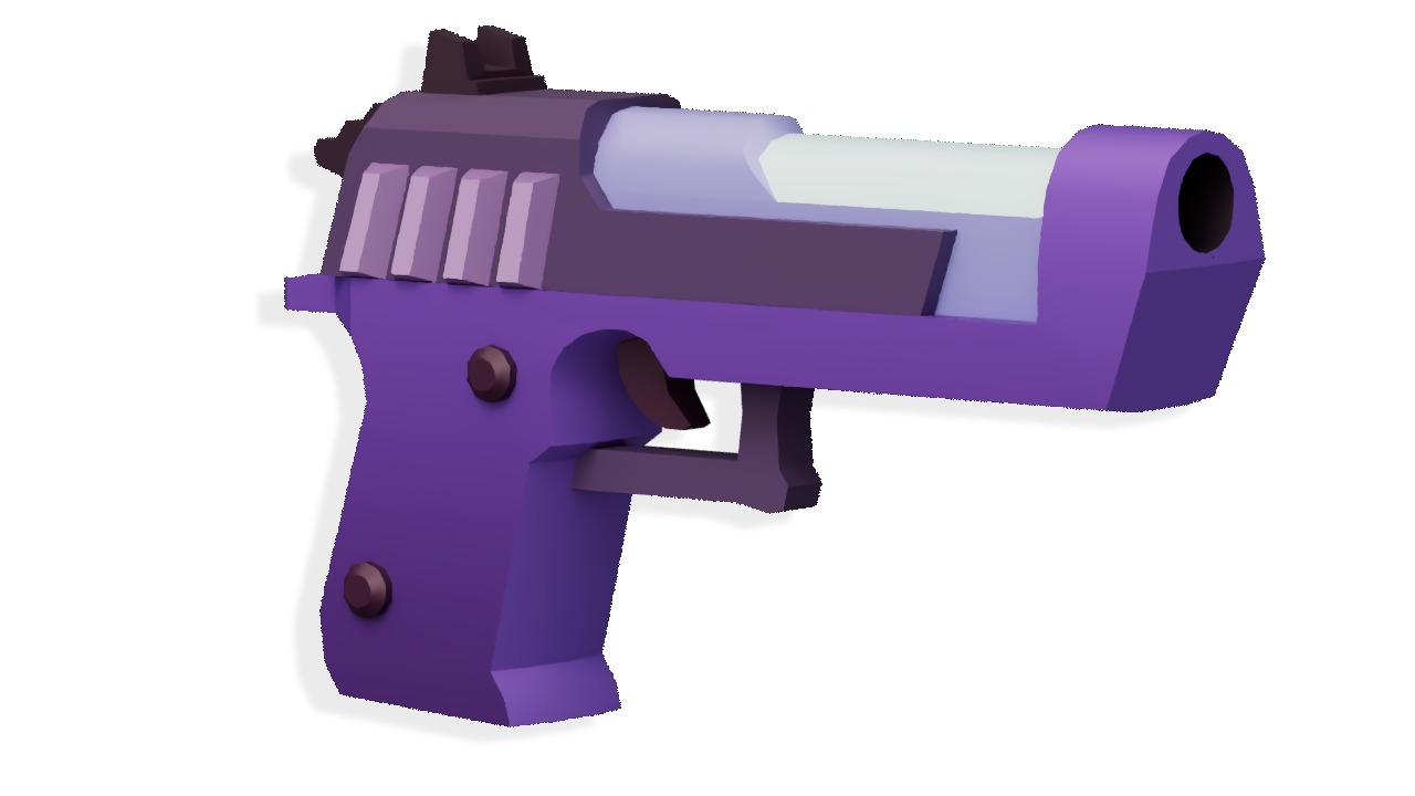 Hypercasual Weapon Props Pack Low-poly 3D model_2