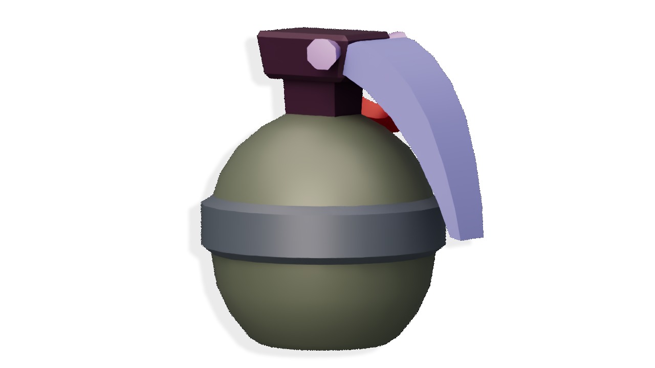 Hypercasual Weapon Props Pack Low-poly 3D model_4