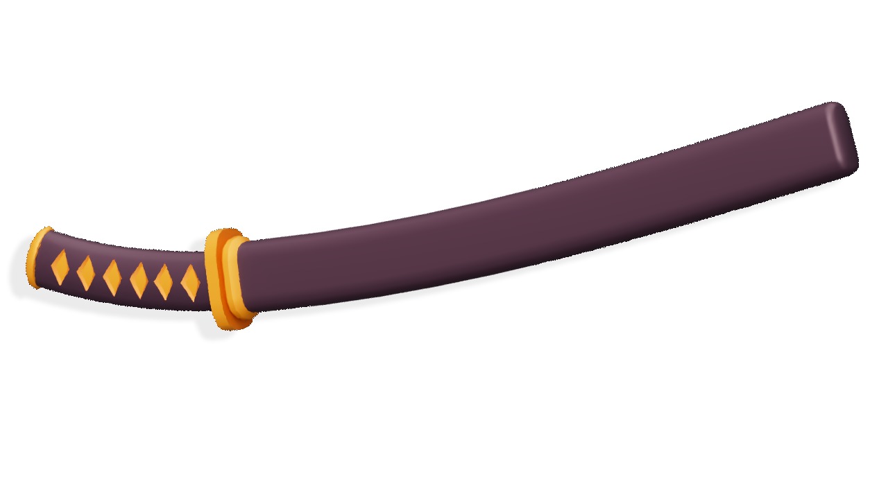 Hypercasual Weapon Props Pack Low-poly 3D model_5