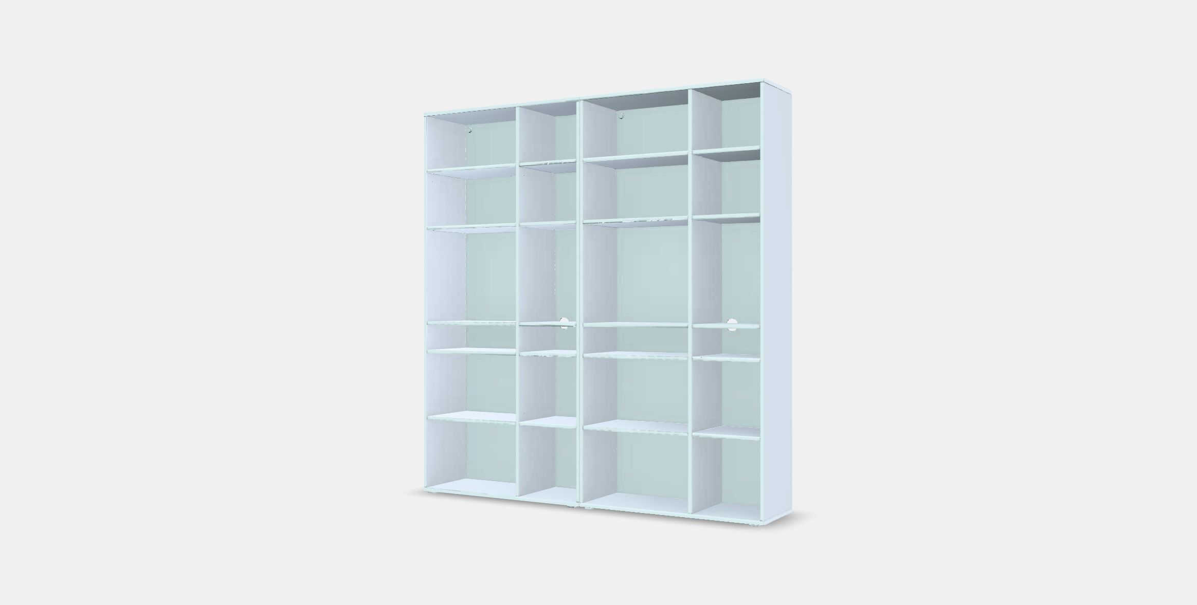 VIHALS Shelving combination Low-poly 3D model_12