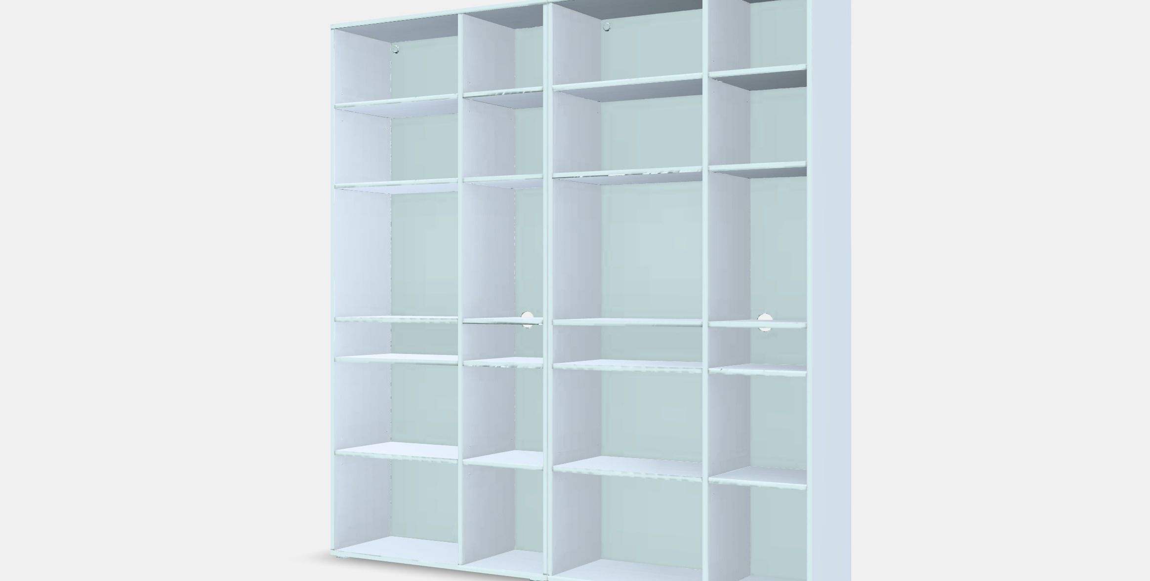 VIHALS Shelving combination Low-poly 3D model_13