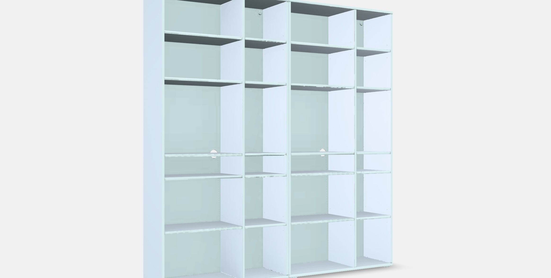 VIHALS Shelving combination Low-poly 3D model_8
