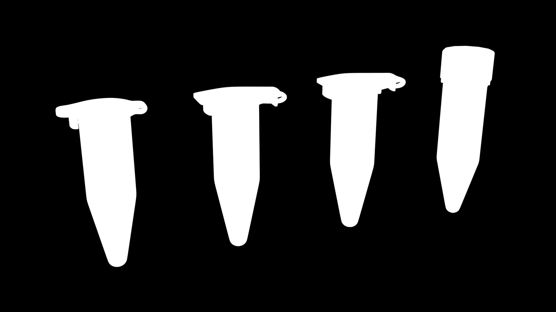 Eppendorf Centrifuge Tube Low-poly 3D model_3