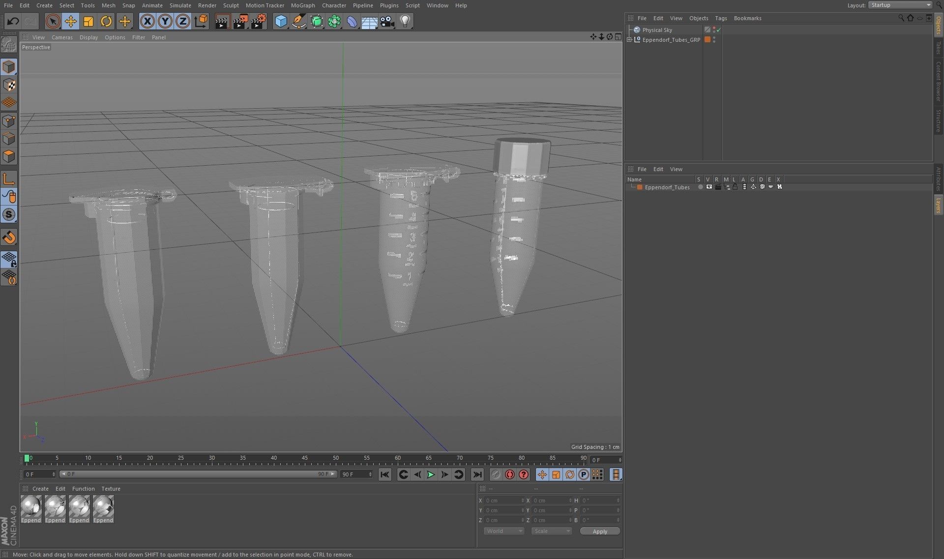 Eppendorf Centrifuge Tube Low-poly 3D model_16