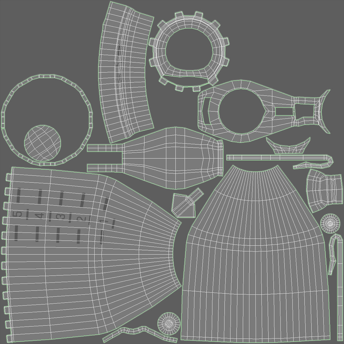 Eppendorf Centrifuge Tube Low-poly 3D model_18