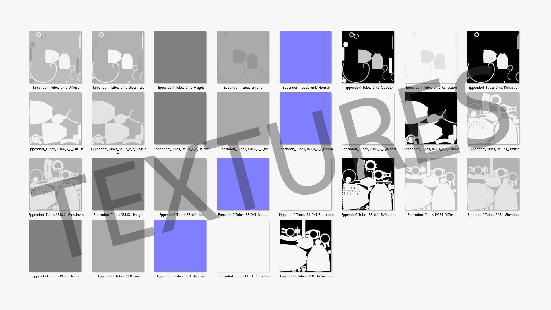 Eppendorf Centrifuge Tube Low-poly 3D model_17