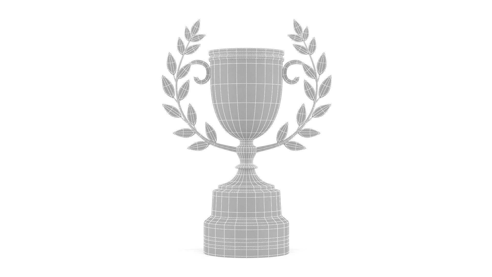 Trophy Cups 3D model_9