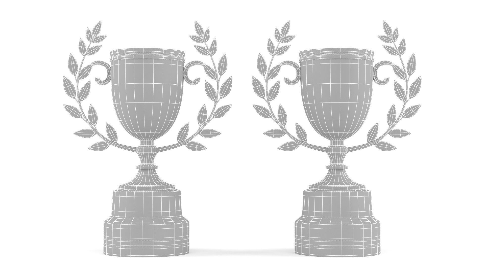 Trophy Cups 3D model_5