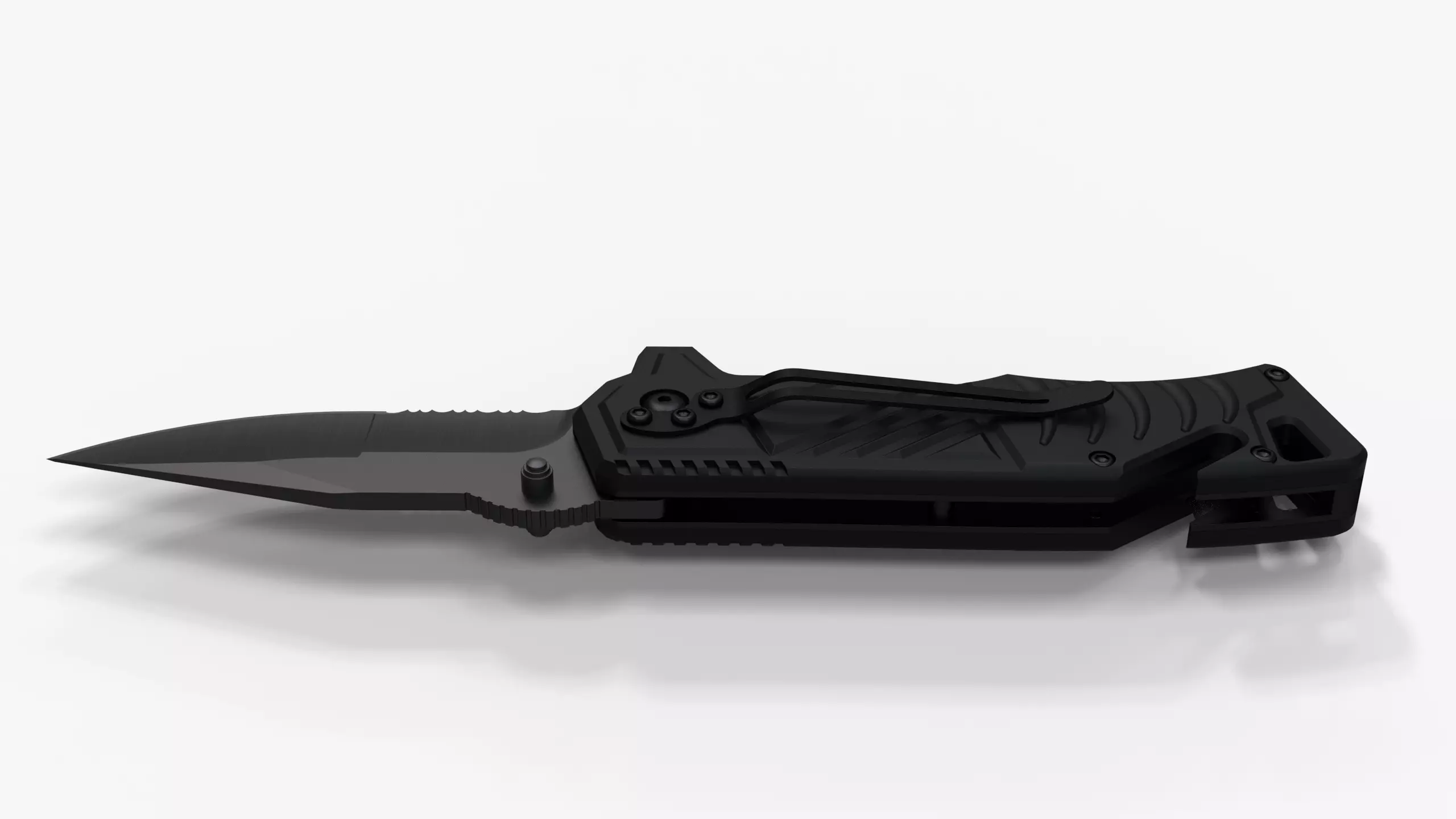 Folding Knife 3D model_0