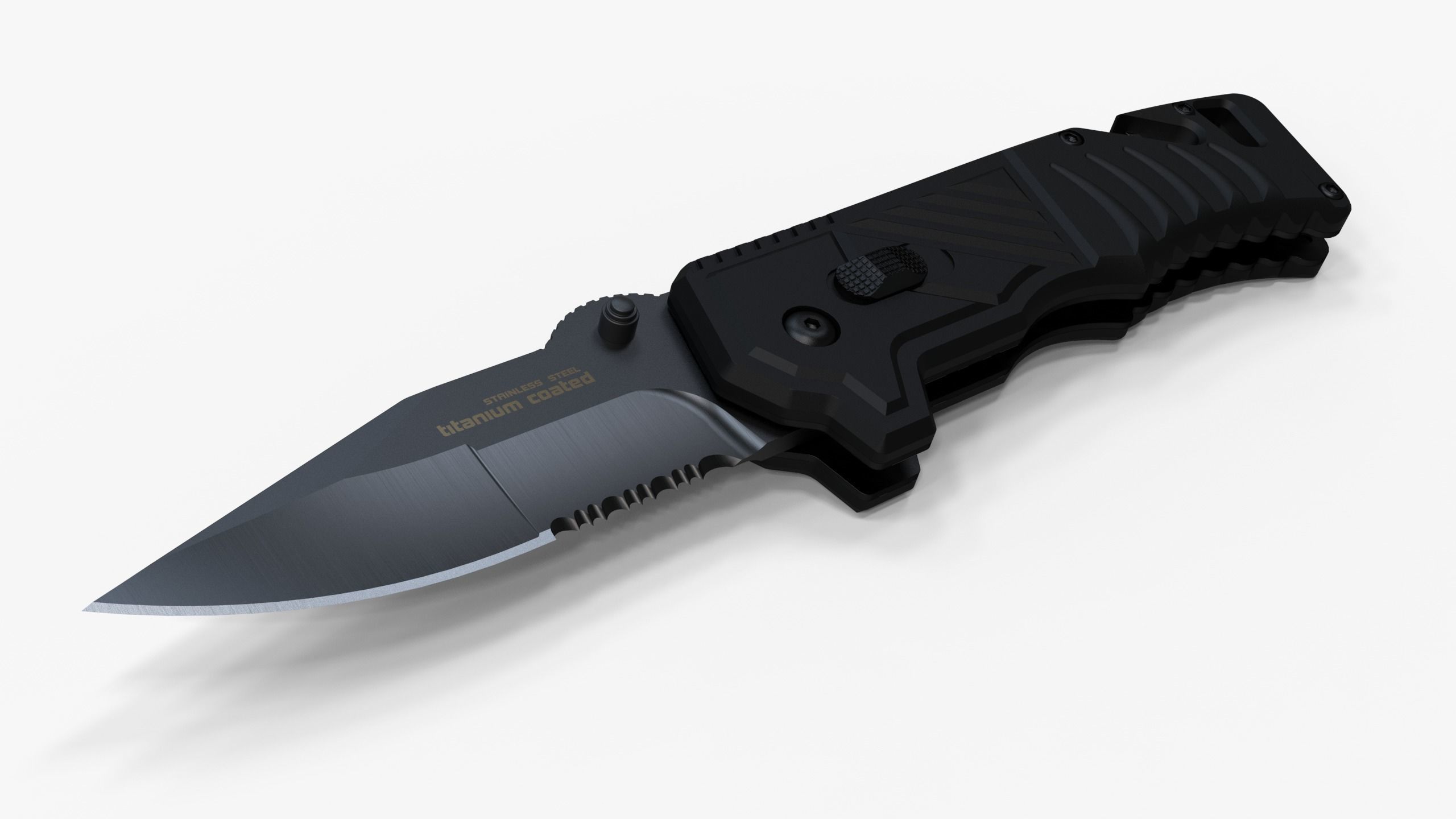 Folding Knife 3D model_8