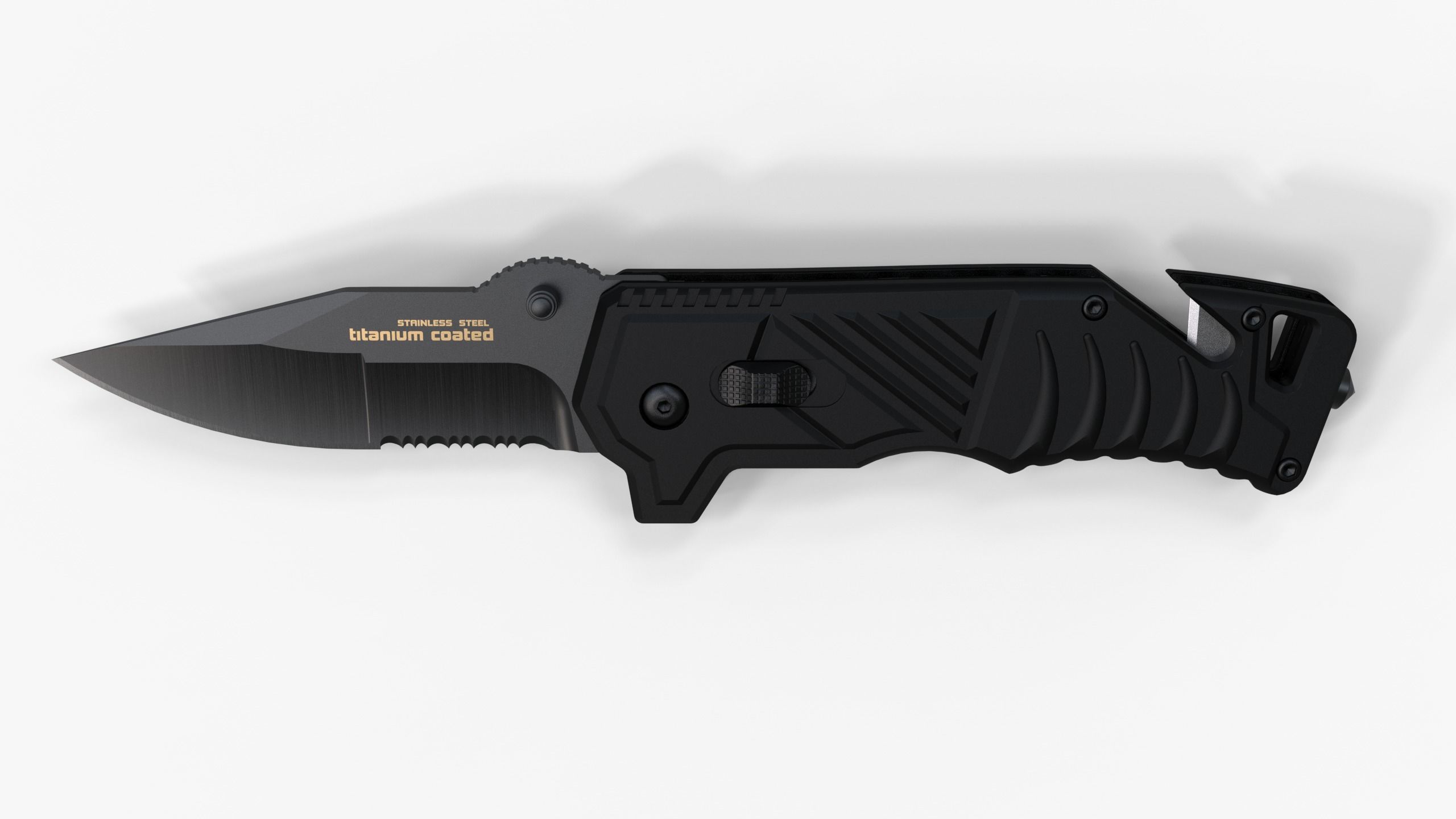 Folding Knife 3D model_11