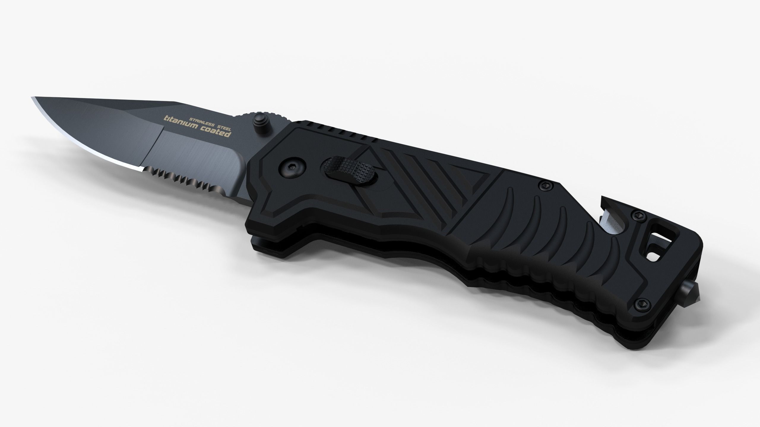 Folding Knife 3D model_12